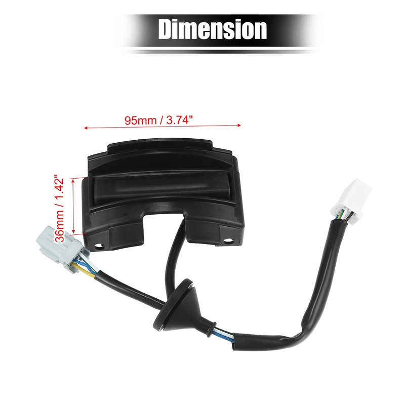 X AUTOHAUX Tailgate Trunk Release Switch Button for Hyundai Veloster