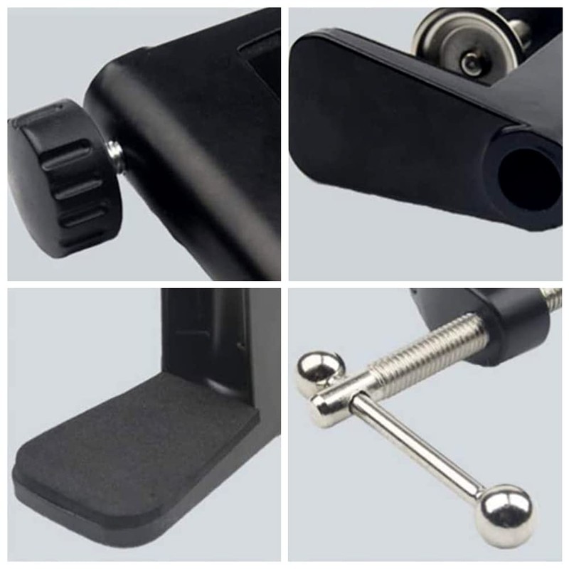 C Shape Desk Table Mount Clamp Adjustable Microphone Stand Professional