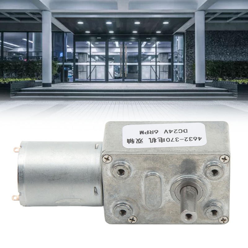 DC24V Double Shaft Worm Gear Motor 4632‑370 High Accuracy Speed