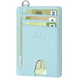 FurArt Credit Card Holder Wallet, Slim RFID Blocking Minimalist Women's Card Wallet