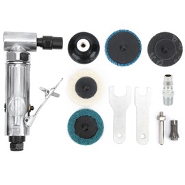 Engraving Machine 90° Bend Angle Pneumatic Grinding Polishing Tool with Emery Disk AG‑315BSJapanese Connector