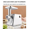 Zuguachi Electric Meat Grinder, Multifunctional Household Food Processing Machine, Stainless