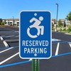Brimar - 12" x 18" - Accessible Reserved Parking Sign