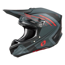 O'Neal 5 SRS Adult Helmet Spike Gray/Red Large