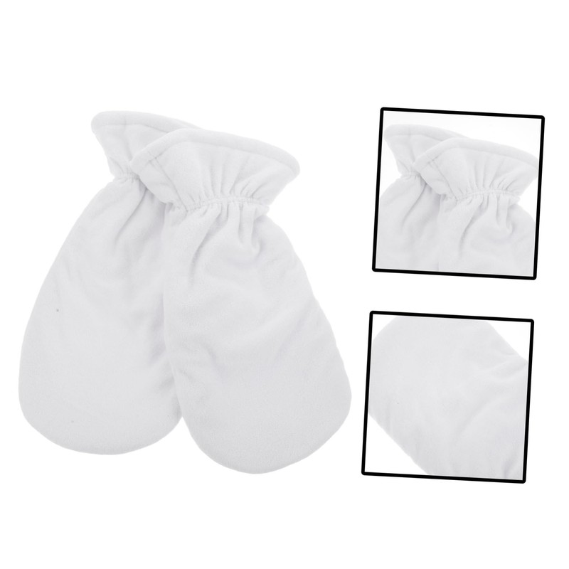 FOMIYES 1 Pair Care Wax Cuticle Heated Spa Hand Mittens