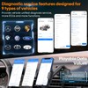 AMTIFO Bluetooth OBD2 Scanner Wireless - Auto-Connect, Clear Engine Codes,
