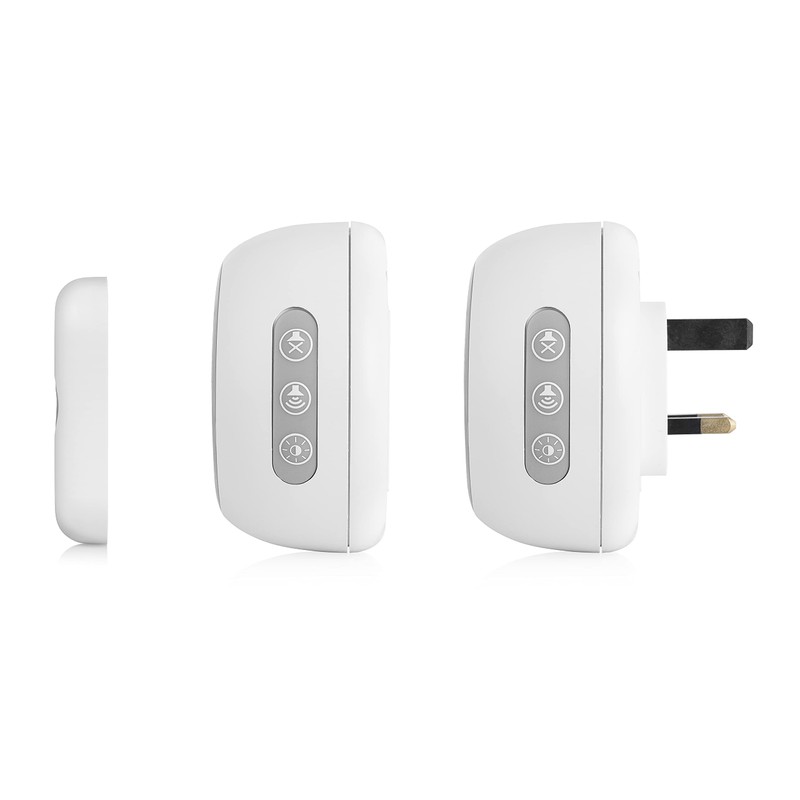 Byron DBY-23514UK Wireless Plug In Doorbell Set, 175m Range, 8