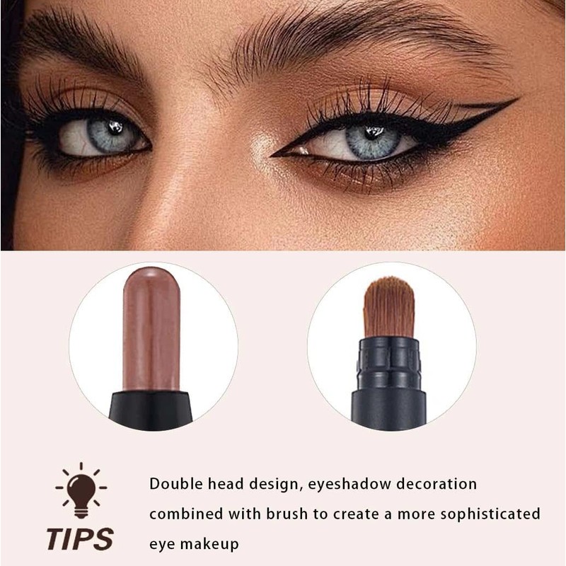 Matte Brown Eyeshadow Stick - Waterproof & Long-lasting Eye Shadow