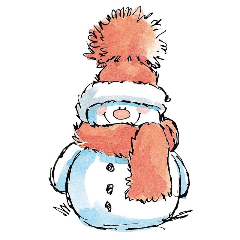 Penny Black 2521K Snowy Wood Mounted Rubber Stamp