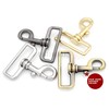 CRAFTMEMORE 2pcs 1.5 Inches Swivel Slide Bolt Snap Hook Lobster