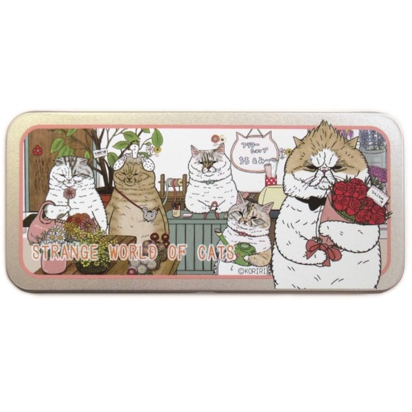Sinada Global YNCP-0075F World of Mysterious Cat Flower Shop Tin