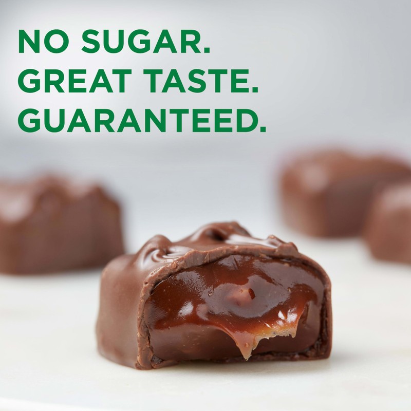 RUSSELL STOVER Sugar Free Assorted Caramels in Chocolate Candy, 15.3
