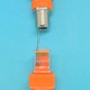 ELNONE 2PCS RF to RJ45 Converter Adapter F Female to