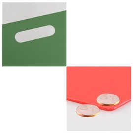 Saedy Kleines Schneidebrett-Set, farbiges Kunststoff-Schneidebrett, 4 Stück