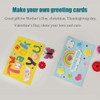 Card Making Kit DIY Handmade Greeting Card Kit for Kids