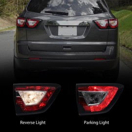 Huray Left Inner Tail Light Fit for Chevy Traverse 2013-2017, LH Taillight OE Style Tail lamp Rear Brake Lamp Replacement for GM2802108 Driver Side