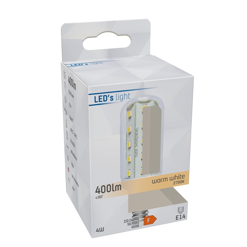 LED's light 0620200 LED Capsule E14 4W Warm White Clear