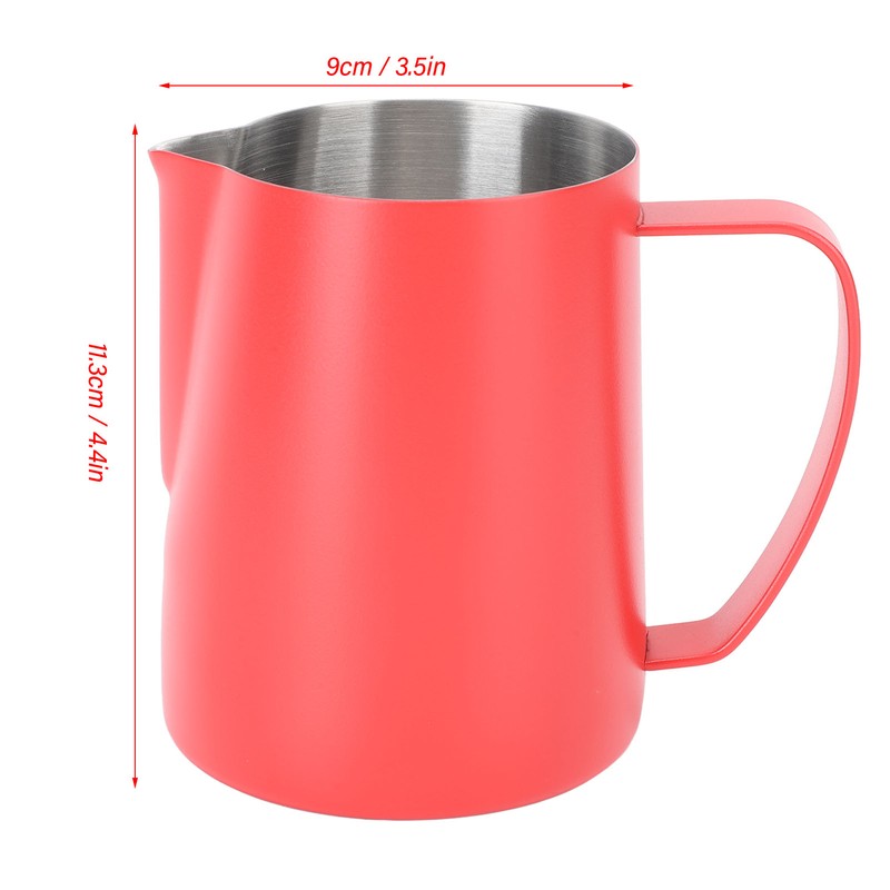 480ML Coffee Frothing Cup 304 Stainless Steel Milk Frother Jug