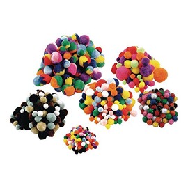 Colorations Pom-Pom Classroom Pack - 700 Pieces (Item # POMPACK)