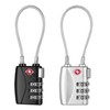 NAGE TSA Approved Luggage Locks, 3 Digit Suitcase Locks, Flexible