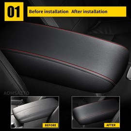 AOMSAZTO Armrest Cover Fit for Altima 2013-2018 Nissan Console Cushion for Altima