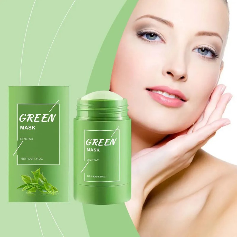 Mascarilla De Té Verde Efectiva En Barra, Máscara Limpiadora