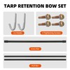 Zhangmengge Wolfwo Dump Trailer Tarp Retention Bar, 100” Extension Tarp