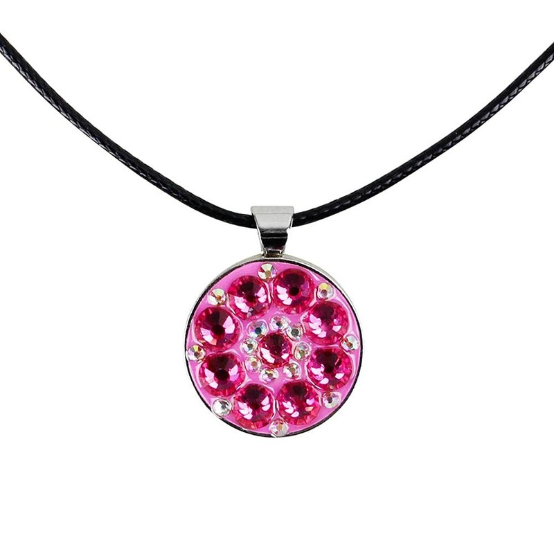 Golf Ball Marker Crystal Hat Clip, Lightweight Portable Golf Pendant