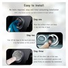 Dickno Bling Car Push to Start Button Cover, Anti Scratch