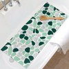 Long Shower Mat Non Slip: 40x100cm Green Bath Tub Mat