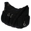Christian Wippermann Women's Fabric Shoulder Bag, Luxurious Canvas Shoulder Bag,