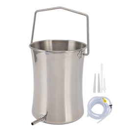 Coffee Enema Kit Waist Shape Stainless Steel Enema Bucket Kit for Cleansing Detox Enemas