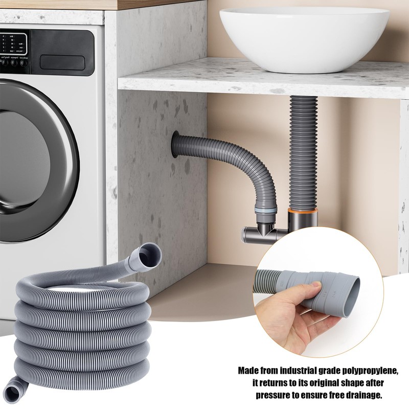 UVVRUR Caravan Waste Hose RV Sewer Hose Set Collapsible Caravan