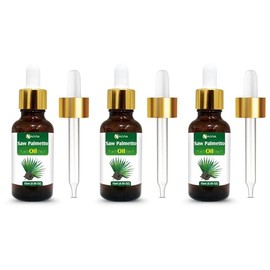 Salvia Saw Palmetto Oil – 3 Pack | Cosmetic Grade Carrier Oil for DIY Skincare, Haircare & Massage – 15ml / 0.51 Fl oz