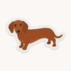 Vinyl Dog Sticker - choose from assorted breeds:_Dachshund