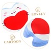 BESPORTBLE Soft Plush Tooth Pillow Back Support Pillow for Sitting