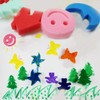LEOBRO 30pcs Sponge Painting Shapes Painting Craft Sponge for Toddlers