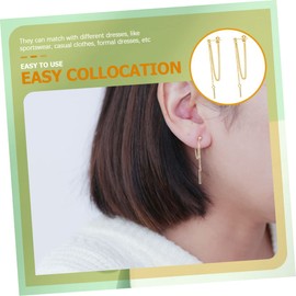 COLLBATH Fashionable Gold Pearl Earrings for Women Dangle Tassel Earrings Accessory for Daily Wear