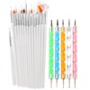 20pc Nail Art Painting Brush Pen Tools Kit UV Gel