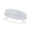 COUVER HB206 Unisex Long 9" Terry Cloth Sports Head Sweatband