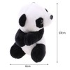 Yiphates 2Pcs Plush Animal Clip Clip-On Critter Panda Clip Note