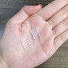NewkeepsR 10pcs-18G×8mm Clear Acrylic Bioflex Tragus Retainer for Lip Rings