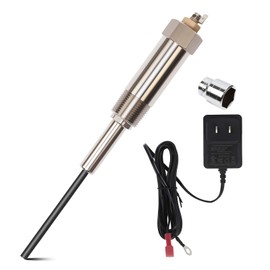 Powered Anode Rod Water Heater Anode Rod Titanium Anode Rod(10-45 Gallon Tank), Electrical Anode Rod,No more sulfur/Rotten egg smell,With Socket