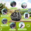 Theefun Bubble Machine: Remote Control 750ML Metal Bubble Blower Machine