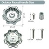 Outdoor Faucet Handle Compatible with Danco 10006 Hose Faucet, Water