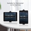 Multifunctional Tablet Holder Tablet Clamp Tripod Adapter Bracket 16cm-23.5cm Adjustable