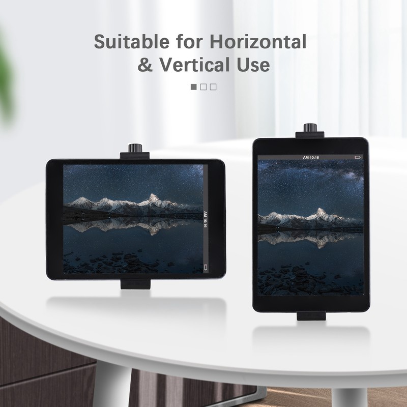Multifunctional Tablet Holder Tablet Clamp Tripod Adapter Bracket 16cm-23.5cm Adjustable