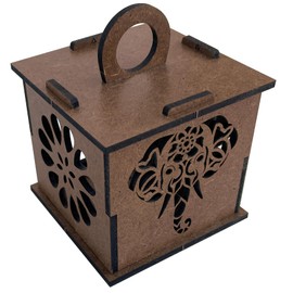 Wooden Light Kit Puzzle – 10 Pack - Night Light Craft Kit - Snap Together Desk Sized Light–Educational Wooden Puzzle Toy - Birthday Gift – Diya Lantern Puzzle