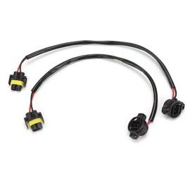 Foglight Wiring Adapters Replacement for Wrangler JK JL, Fog Lamp Wiring Harness, H16 5202 Male to H11 Female Pigtail Socket Headlight Fog Light