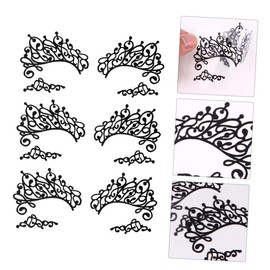 WOONEKY 3pairs Drama Eye Liner Stickers Breathable Comfortable Temporary Eye for Party Photo Studio